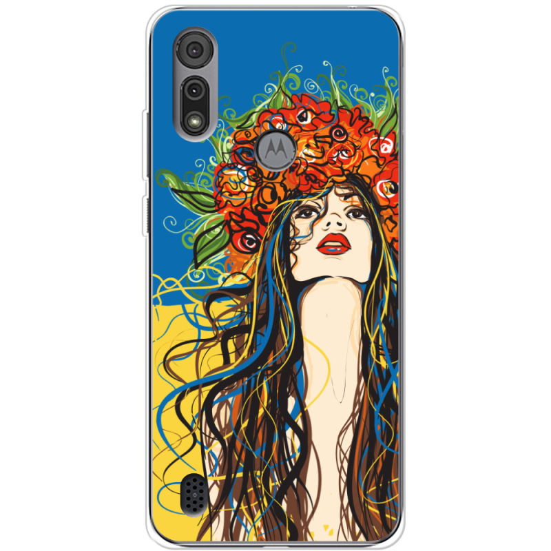 Чехол BoxFace Motorola E6S Ukraine Girl