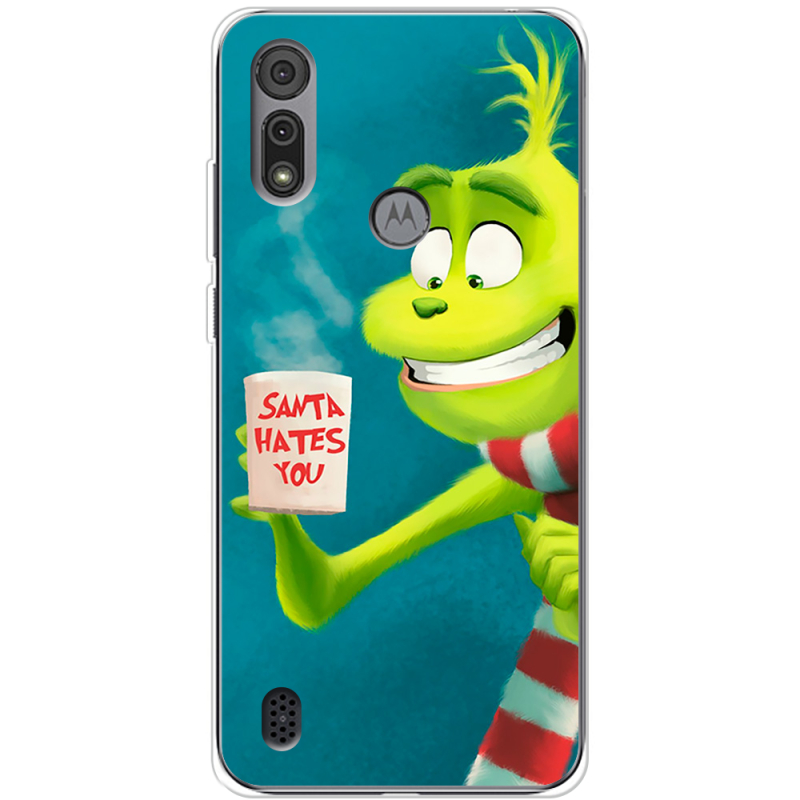 Чехол BoxFace Motorola E6S Santa Hates You