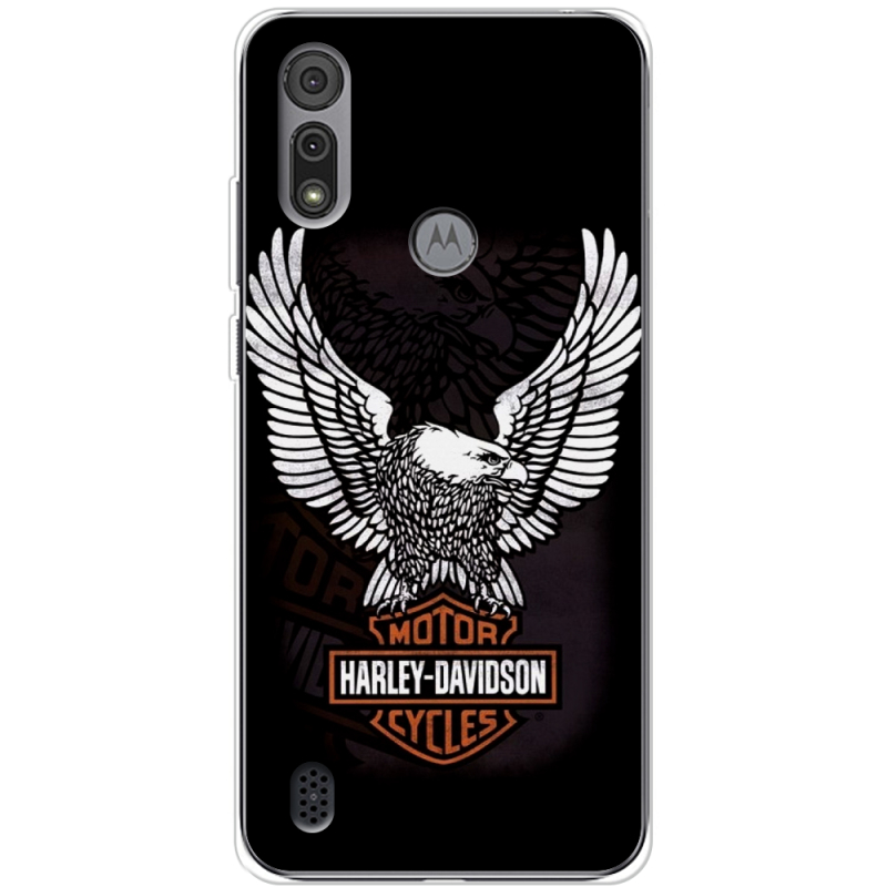 Чехол BoxFace Motorola E6S Harley Davidson and eagle