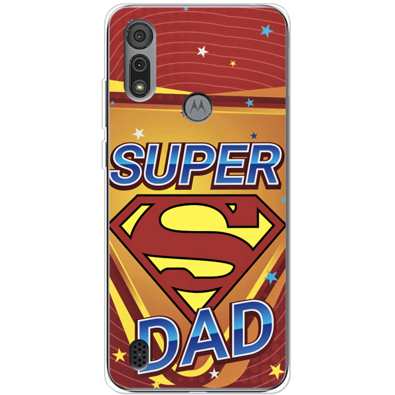 Чехол BoxFace Motorola E6S Super Dad