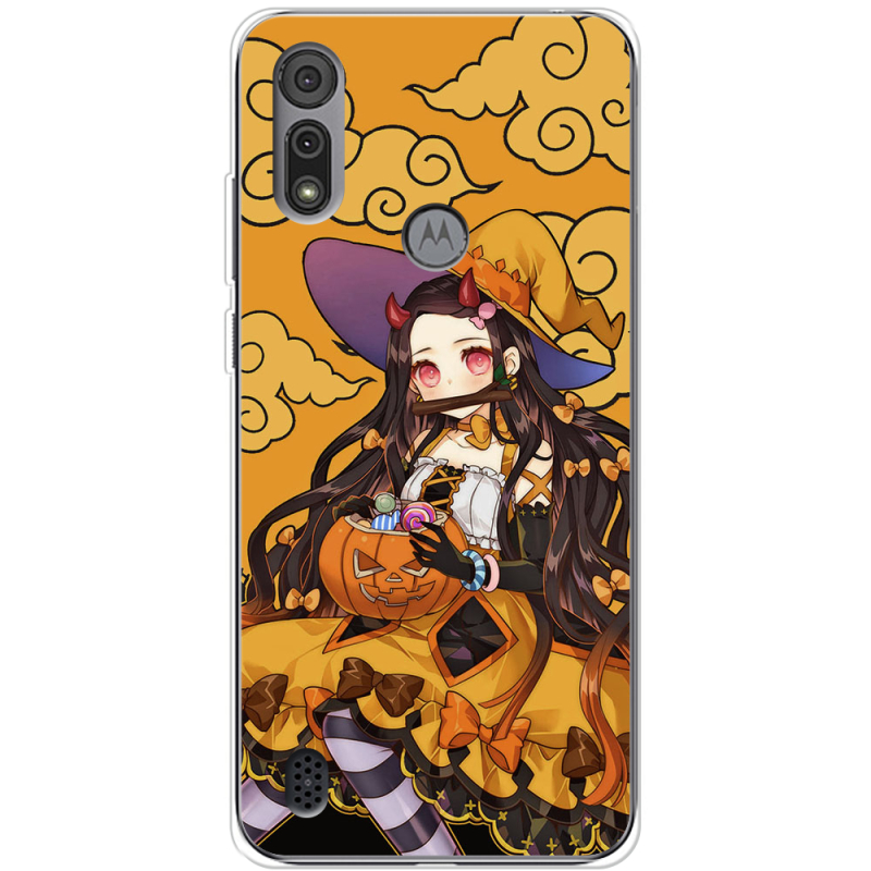 Чехол BoxFace Motorola E6S Kamado Nezuko Halloween