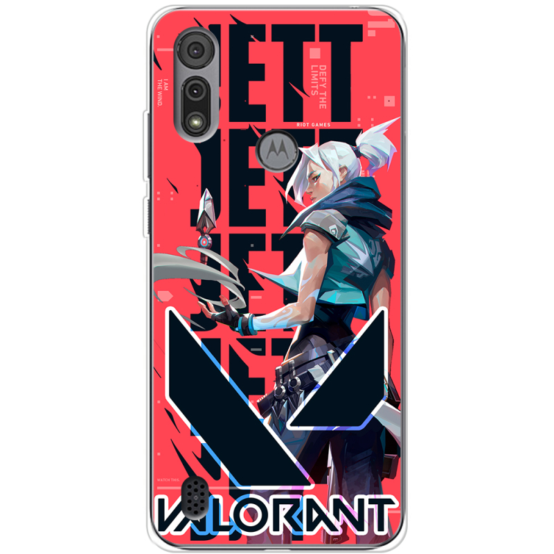 Чехол BoxFace Motorola E6S Valorant Jett