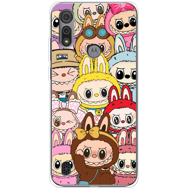 Чехол BoxFace Motorola E6S Labubu