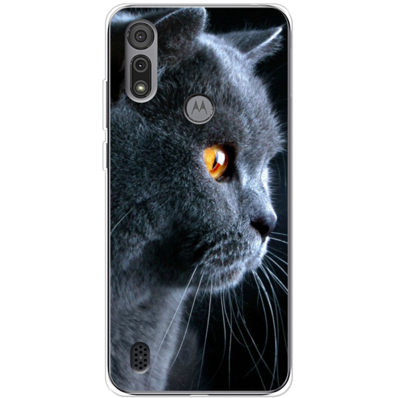 Чехол BoxFace Motorola E6S English cat