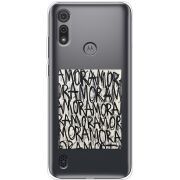 Прозрачный чехол BoxFace Motorola E6S Amor Amor