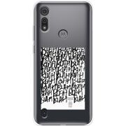 Прозрачный чехол BoxFace Motorola E6S Blah Blah