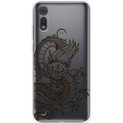 Прозрачный чехол BoxFace Motorola E6S Chinese Dragon