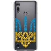 Прозрачный чехол BoxFace Motorola E6S Gold Trident