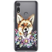 Прозрачный чехол BoxFace Motorola E6S Winking Fox