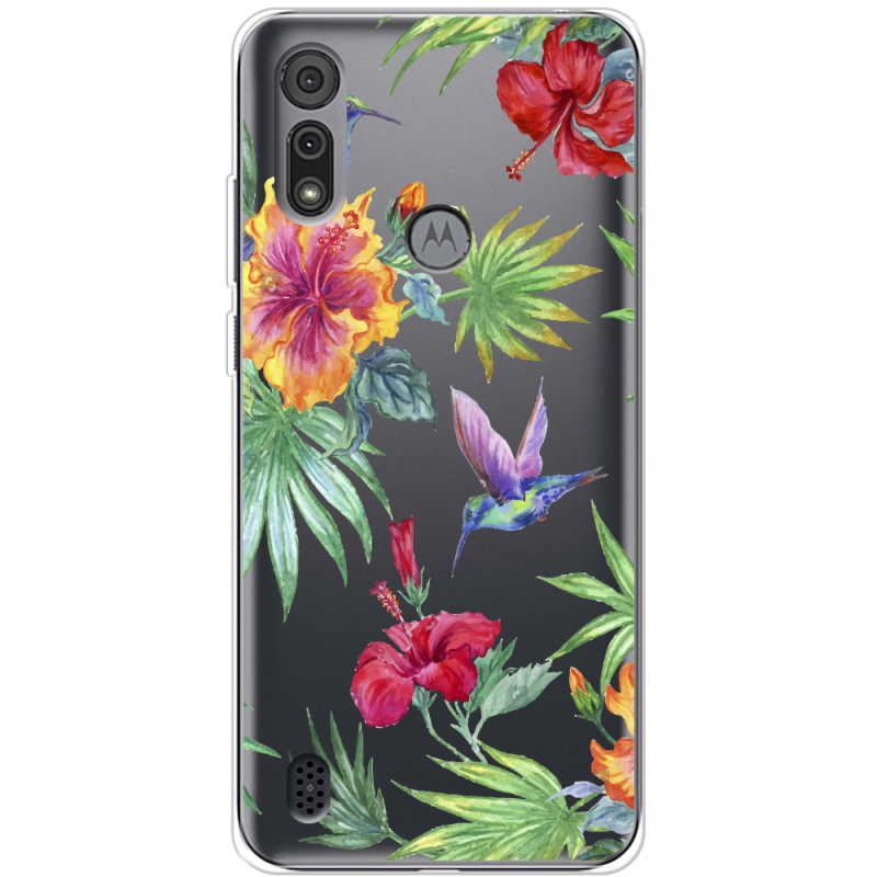 Прозрачный чехол BoxFace Motorola E6S Tropical