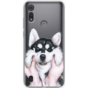 Прозрачный чехол BoxFace Motorola E6S Husky