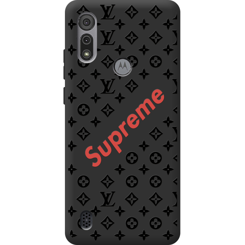 Черный чехол BoxFace Motorola E6S Style S