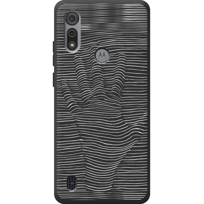 Черный чехол BoxFace Motorola E6S Optical Hand