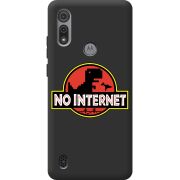 Черный чехол BoxFace Motorola E6S No Internet