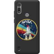 Черный чехол BoxFace Motorola E6S NASA