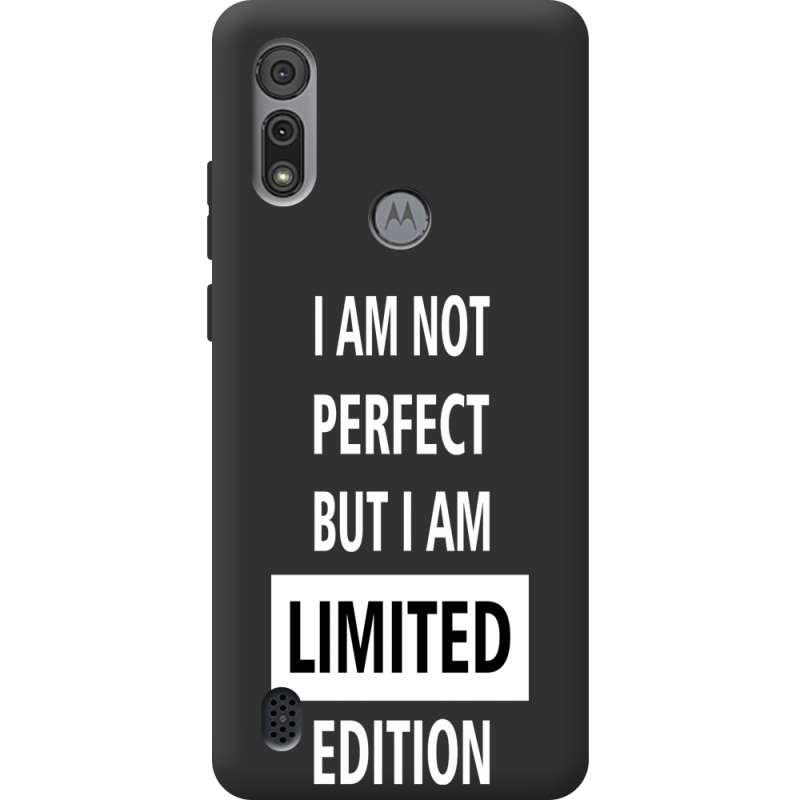 Черный чехол BoxFace Motorola E6S Limited Edition