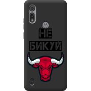 Черный чехол BoxFace Motorola E6S Не Бикуй