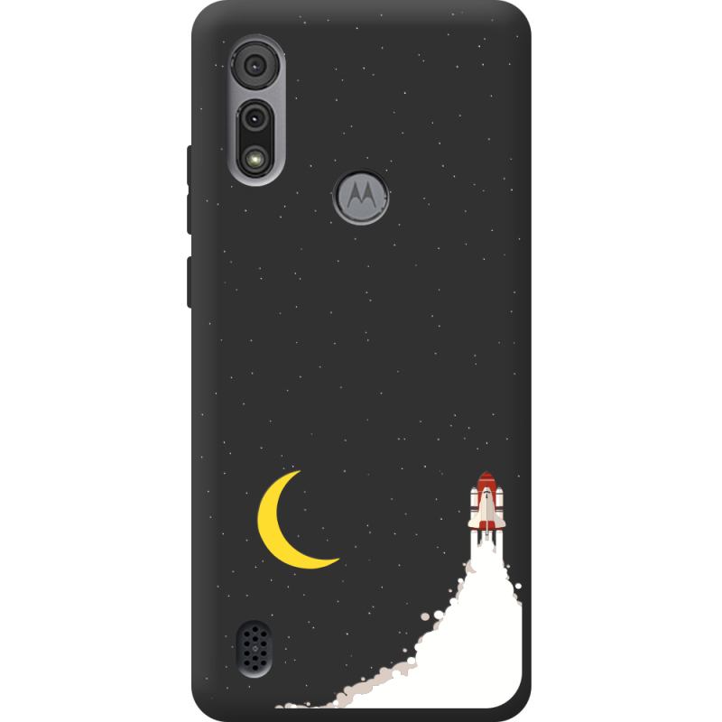 Черный чехол BoxFace Motorola E6S Meet The Stars