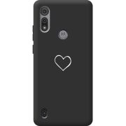 Черный чехол BoxFace Motorola E6S My Heart