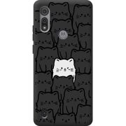 Черный чехол BoxFace Motorola E6S 