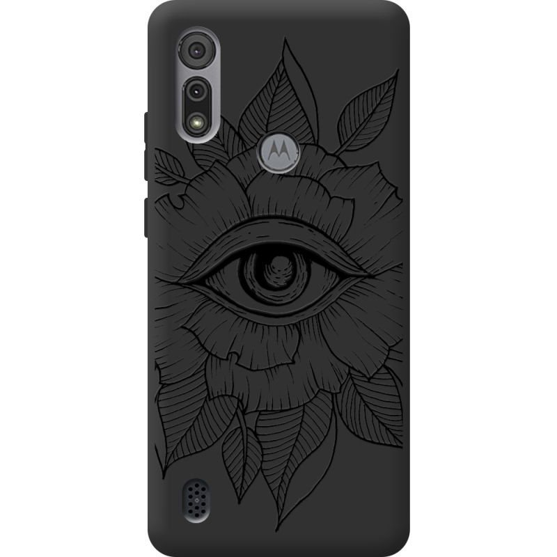 Черный чехол BoxFace Motorola E6S Eye