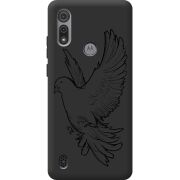 Черный чехол BoxFace Motorola E6S Dove