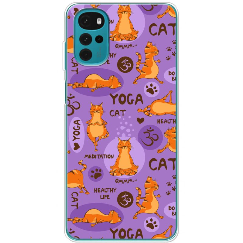 Чехол BoxFace Motorola G22 Yoga Cat