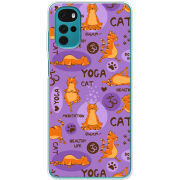 Чехол BoxFace Motorola G22 Yoga Cat