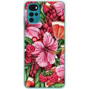 Чехол BoxFace Motorola G22 Tropical Flowers