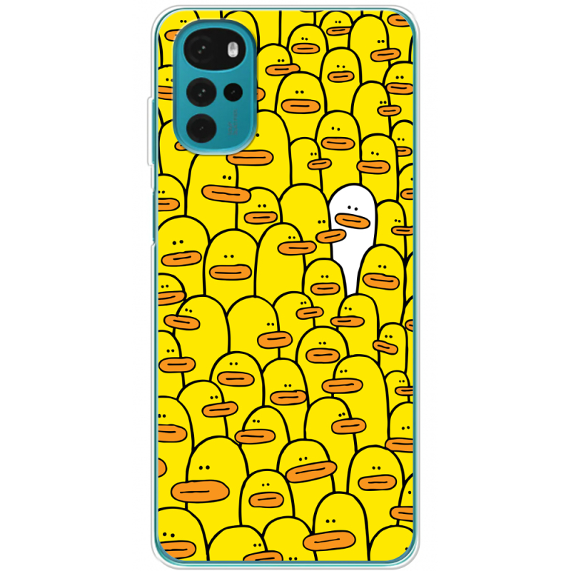 Чехол BoxFace Motorola G22 Yellow Ducklings