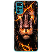 Чехол BoxFace Motorola G22 Fire Lion