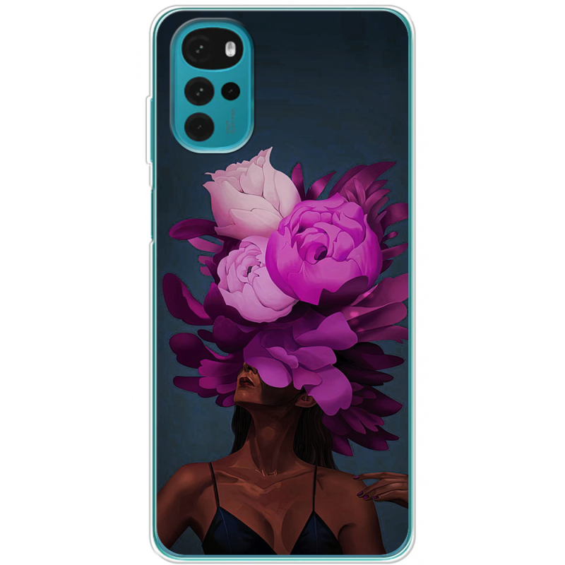 Чехол BoxFace Motorola G22 Exquisite Purple Flowers