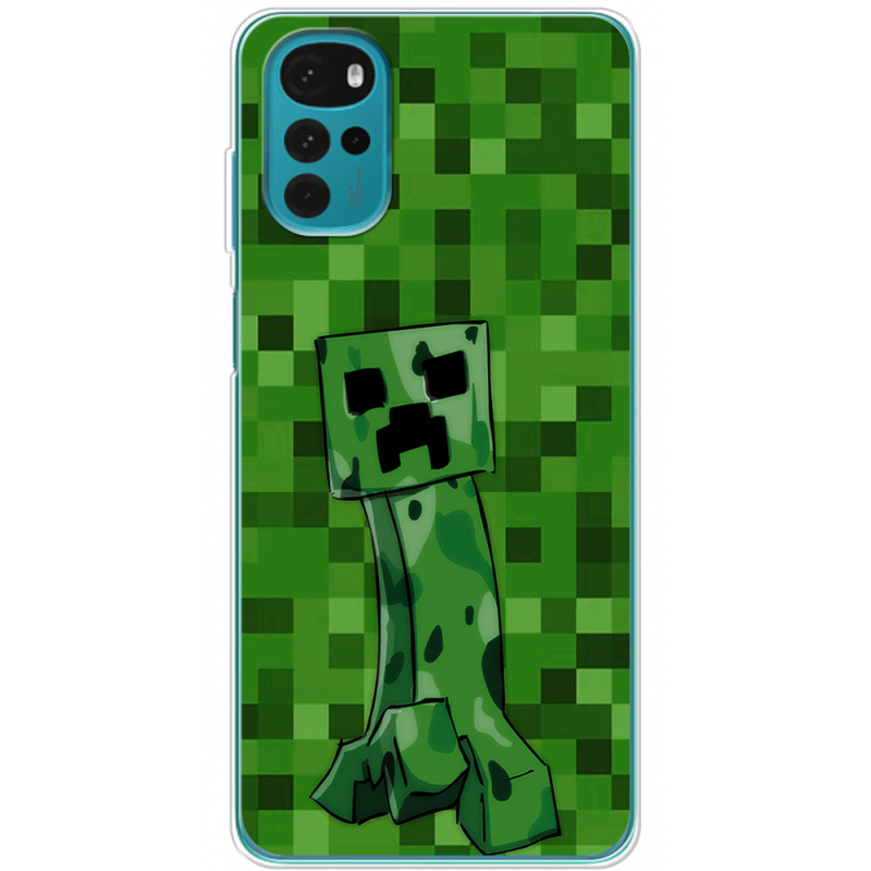 Чехол BoxFace Motorola G22 Minecraft Creeper