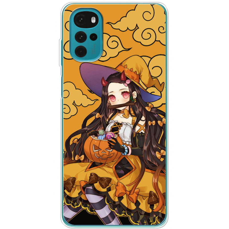 Чехол BoxFace Motorola G22 Kamado Nezuko Halloween