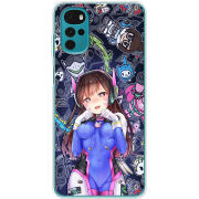 Чехол BoxFace Motorola G22 Overwatch D.VA