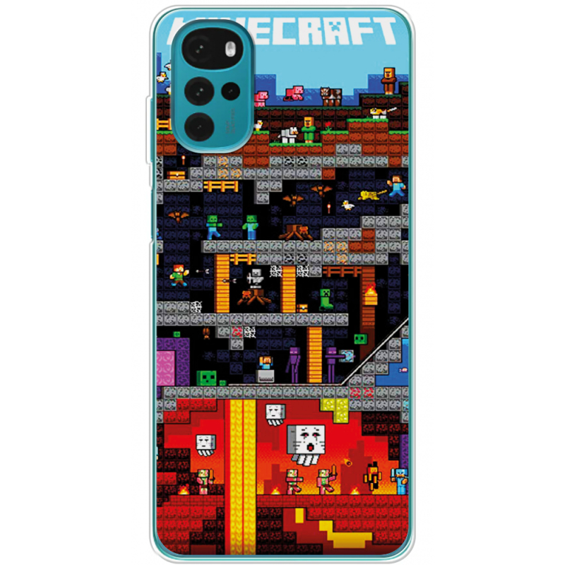 Чехол BoxFace Motorola G22 Minecraft Lode Runner