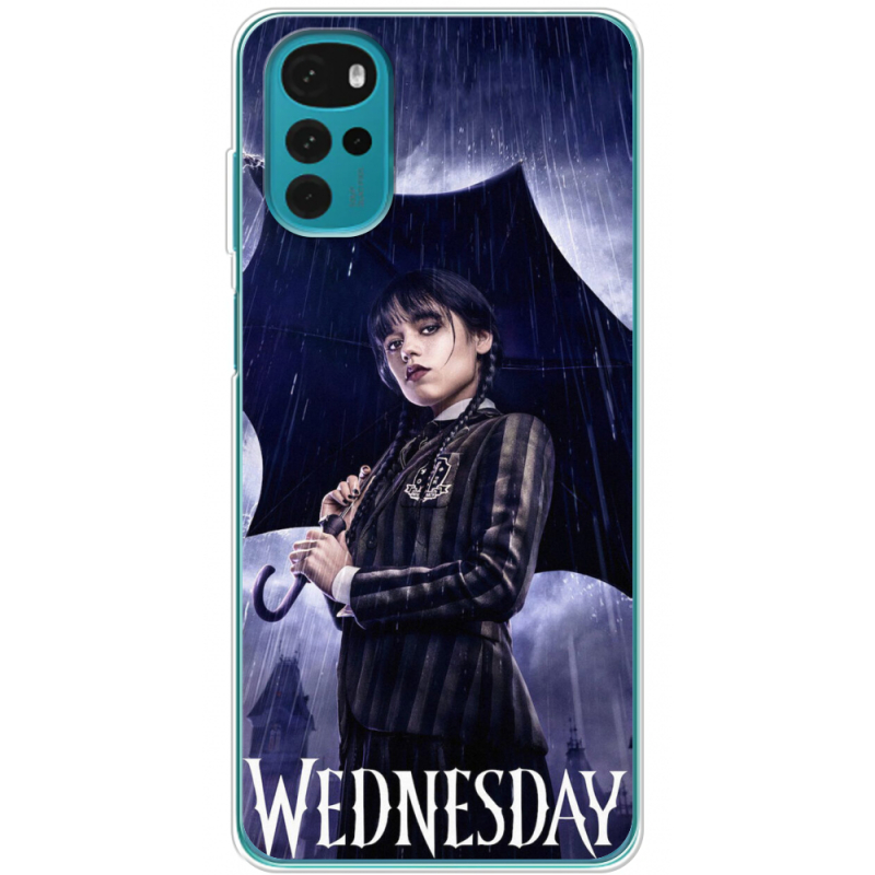 Чехол BoxFace Motorola G22 Wednesday Addams