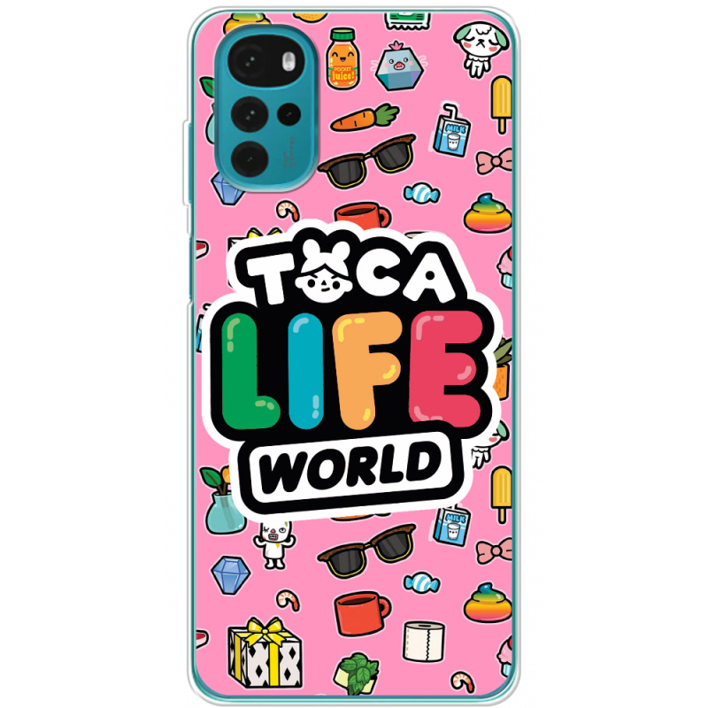 Чехол BoxFace Motorola G22 Toca Boca Life World