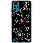 Чехол BoxFace Motorola G22 Stray Kids автограф