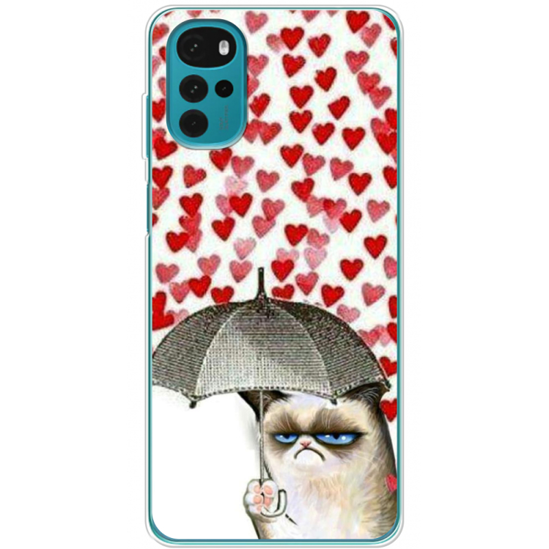 Чехол BoxFace Motorola G22 Raining Hearts