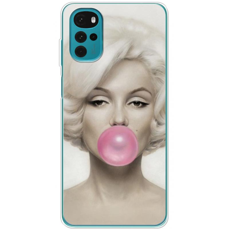 Чехол BoxFace Motorola G22 Marilyn Monroe Bubble Gum