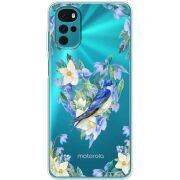 Прозрачный чехол BoxFace Motorola G22 Spring Bird