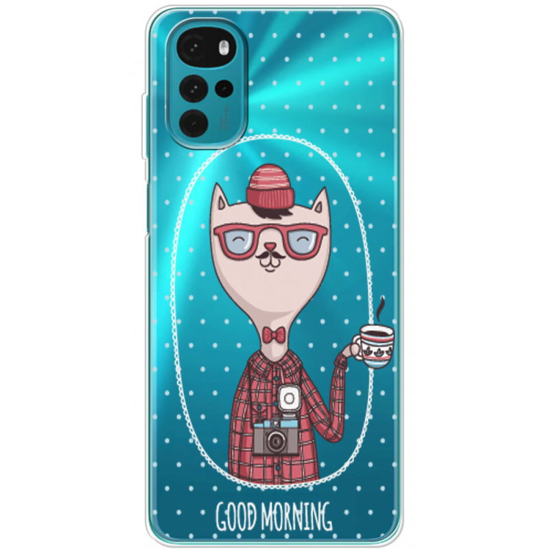 Прозрачный чехол BoxFace Motorola G22 Good Morning