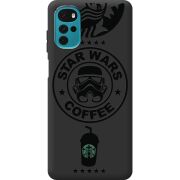 Черный чехол BoxFace Motorola G22 Dark Coffee