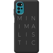 Черный чехол BoxFace Motorola G22 Minimalistic