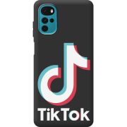 Черный чехол BoxFace Motorola G22 Tik Tok