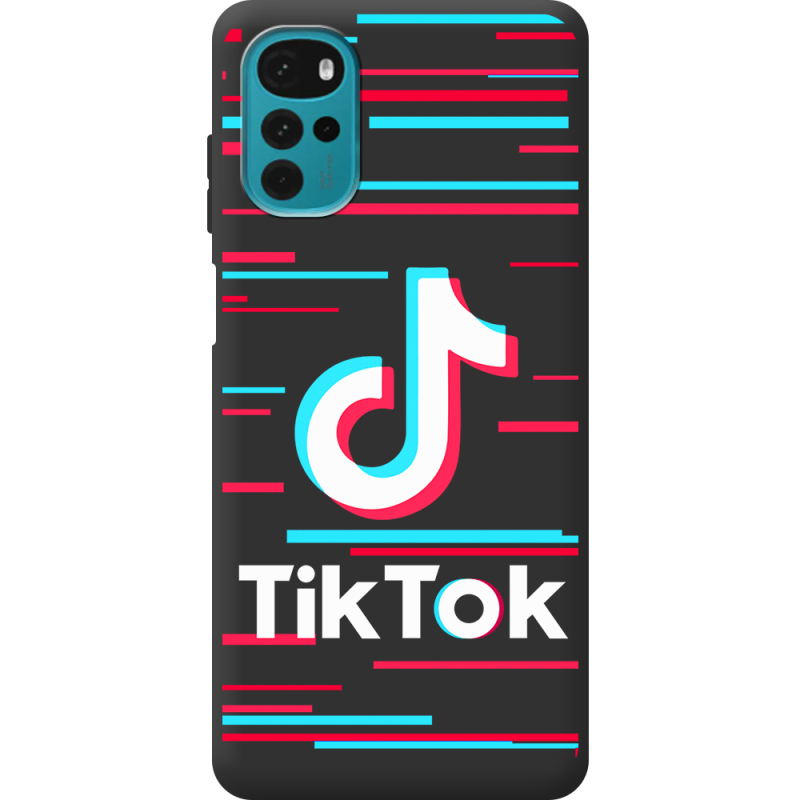 Черный чехол BoxFace Motorola G22 Tik Tok