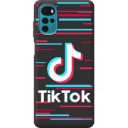 Черный чехол BoxFace Motorola G22 Tik Tok