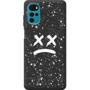 Черный чехол BoxFace Motorola G22 Sad Way