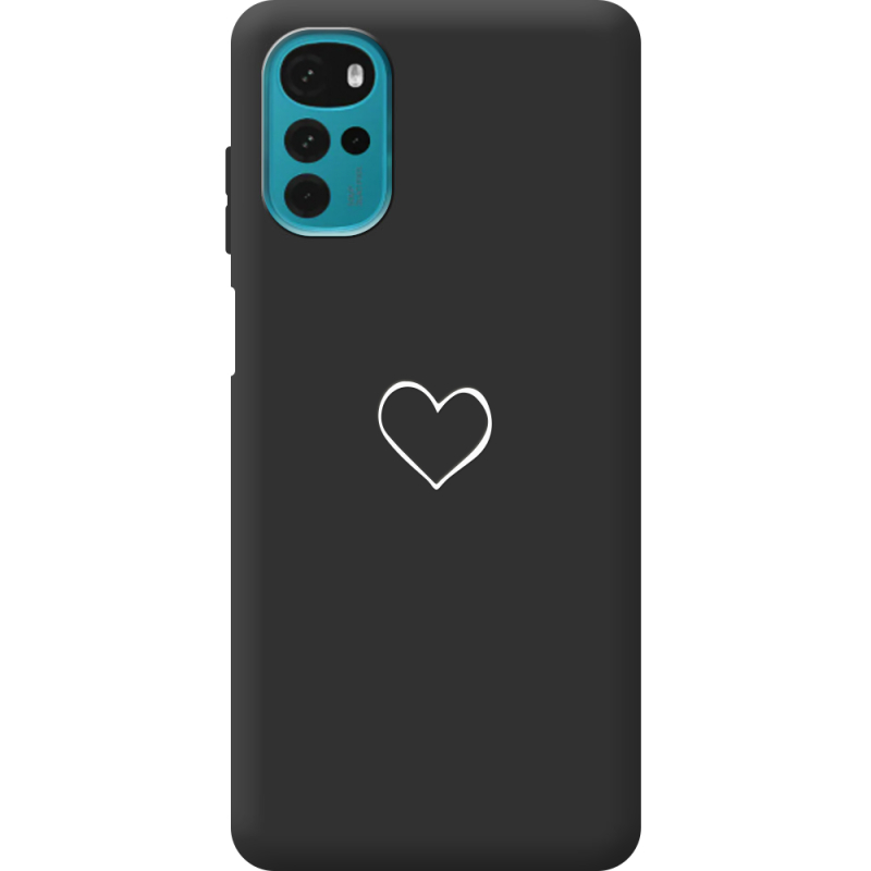 Черный чехол BoxFace Motorola G22 My Heart